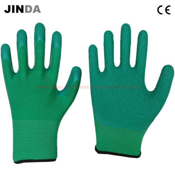 Guantes de trabajo de seguridad revestidos de látex (LS210)